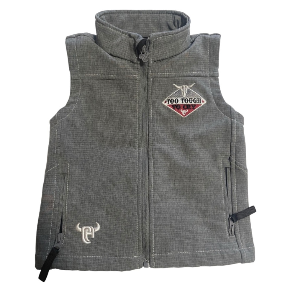 Too Tough Kids Gray Vest
